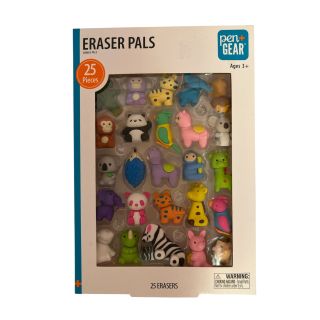 Pen+Gear Eraser Pals set – 25 novelty erasers