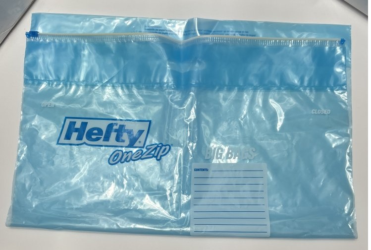Hefty One Zip Individual Space Bag