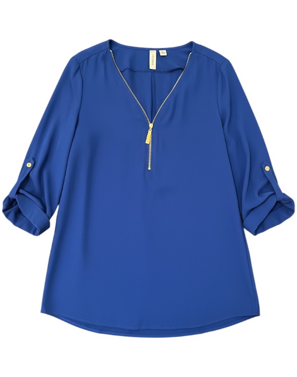 Women's Zipper Blouse