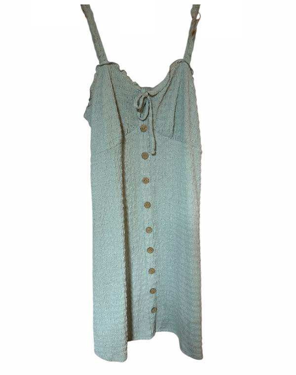 Women's Sleeveless Button Dress