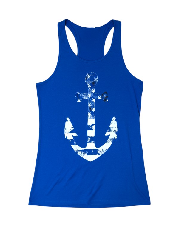 Women's Anchor Graphic Tank Top