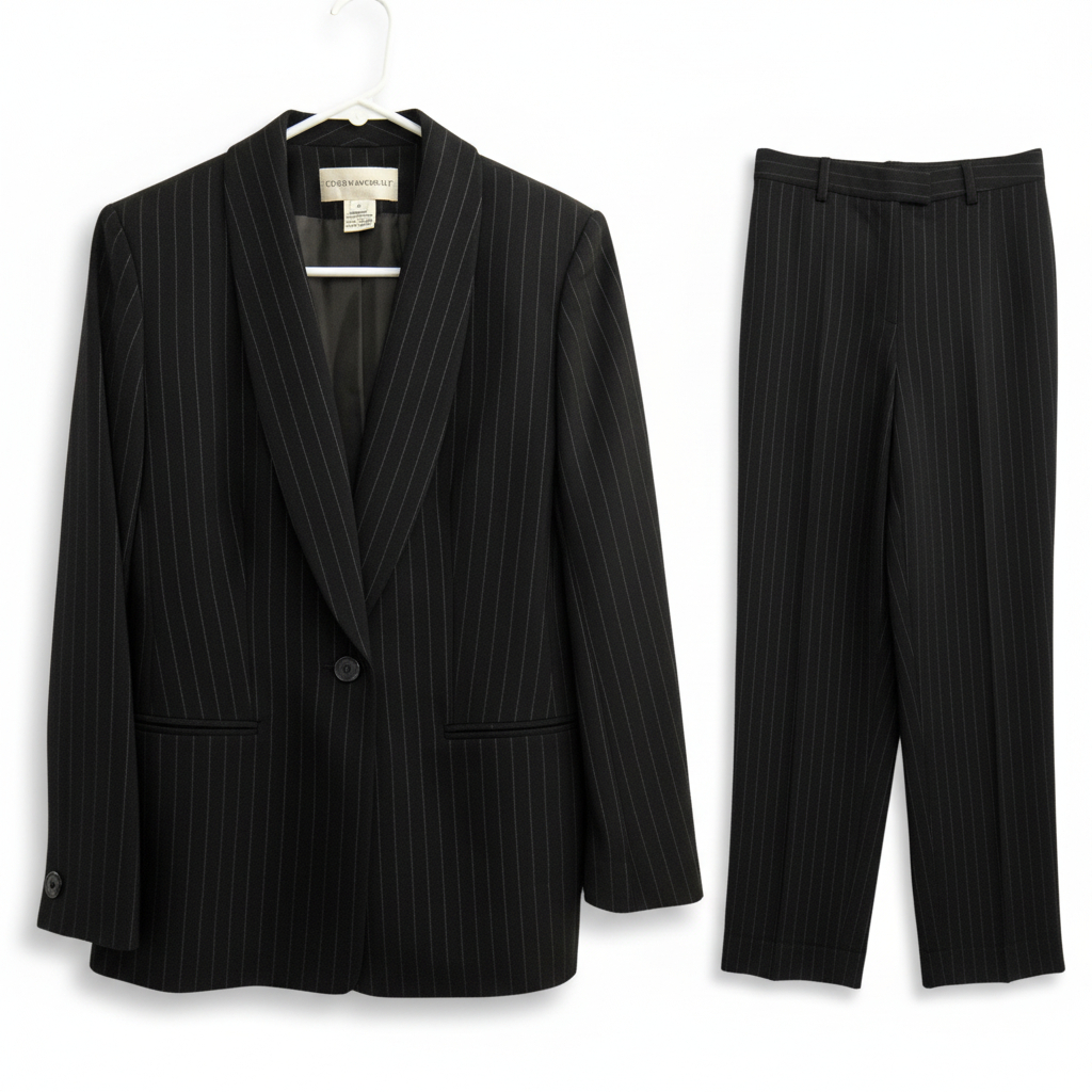 Women’s Jones New York Pinstripe Two Piece Suit