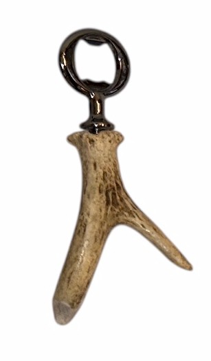 Handmade Real Antler Bottle Opener Rustic Hunting Bar Tool