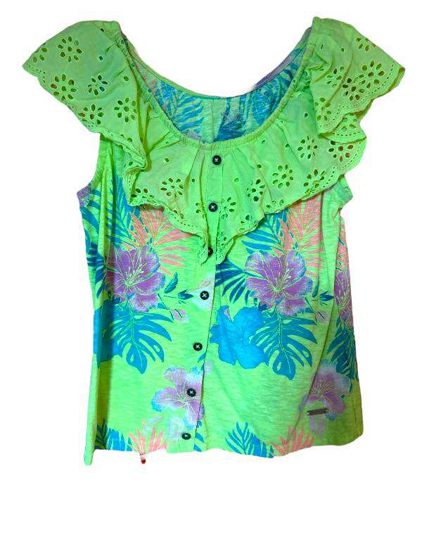 Girl's Justice Eyelet Blouse