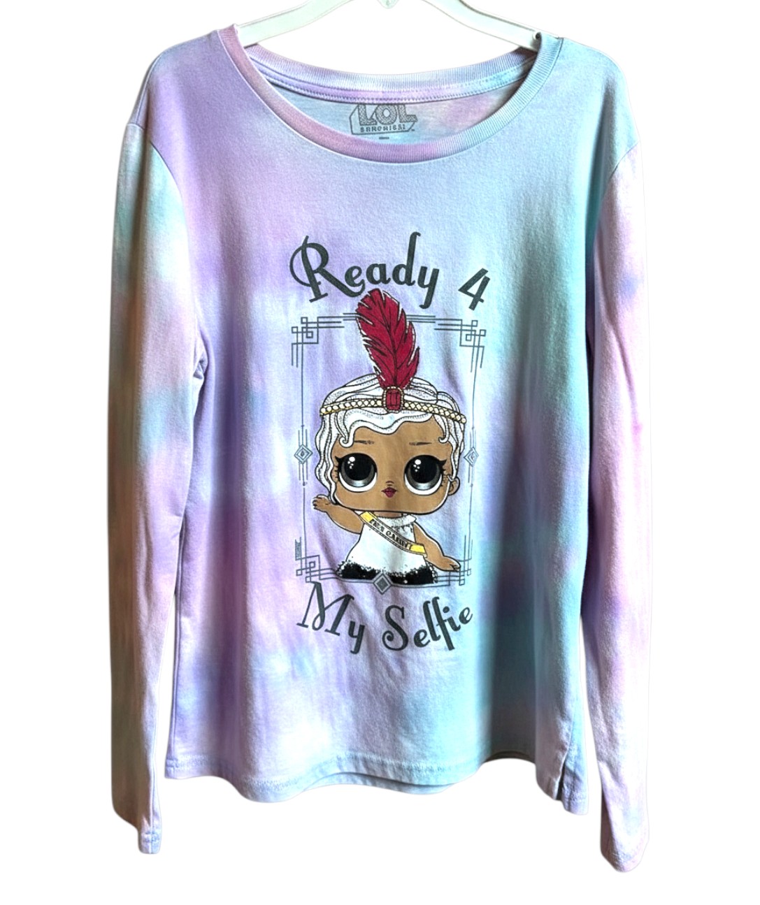 Girl's Pink "Ready 4 My Selfie" Shirt