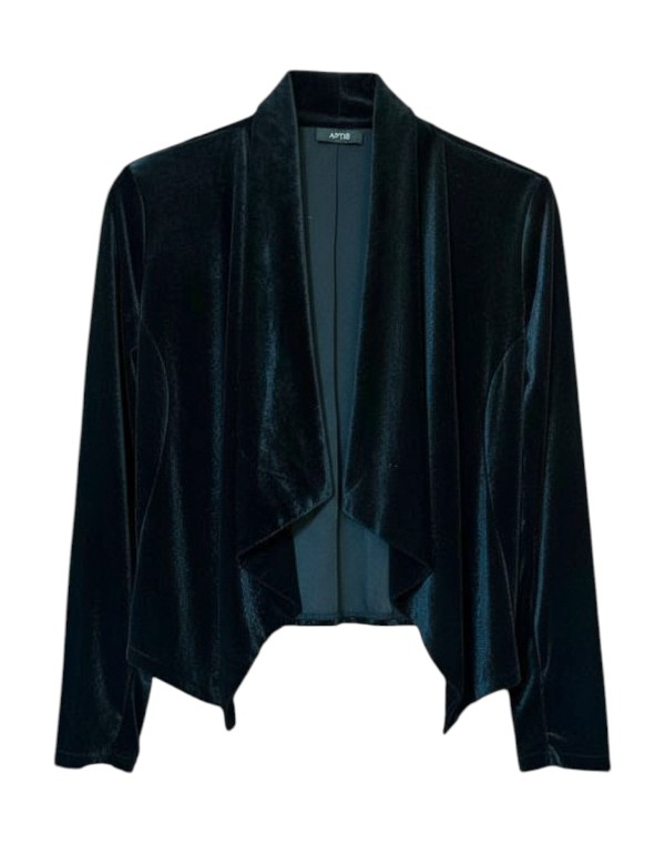 Women's Apt. 9 Velveteen Cropped Shrug