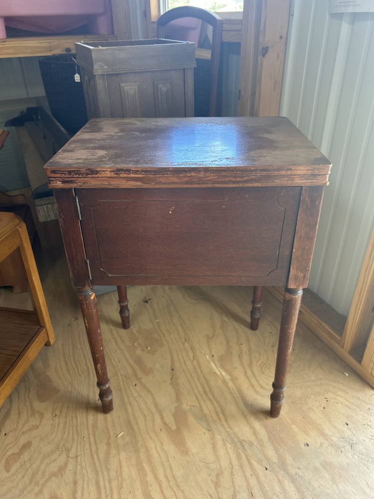 Vintage 1951 New Home Rotary Sewing Machine with Cabinet