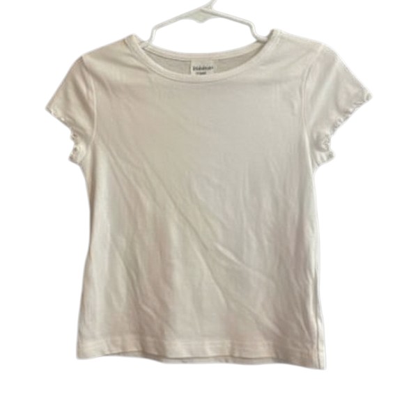 Girl's Plain Short Sleeve Tee (scallop trim sleeves) Old Navy