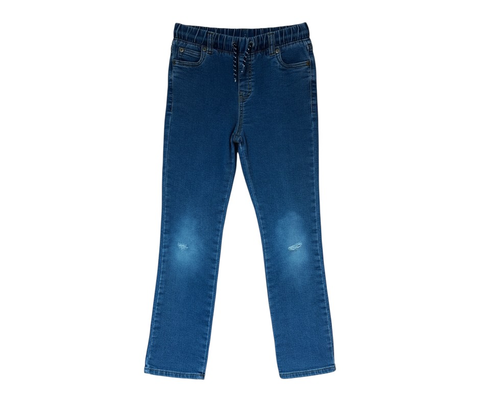 Carter’s Boys Blue Jeans Pull String Size 7