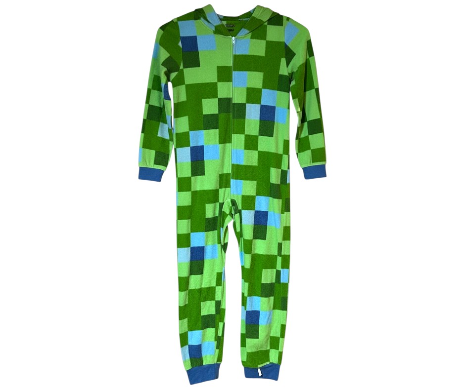 Boy's Minecraft Boys Hooded Pajamas