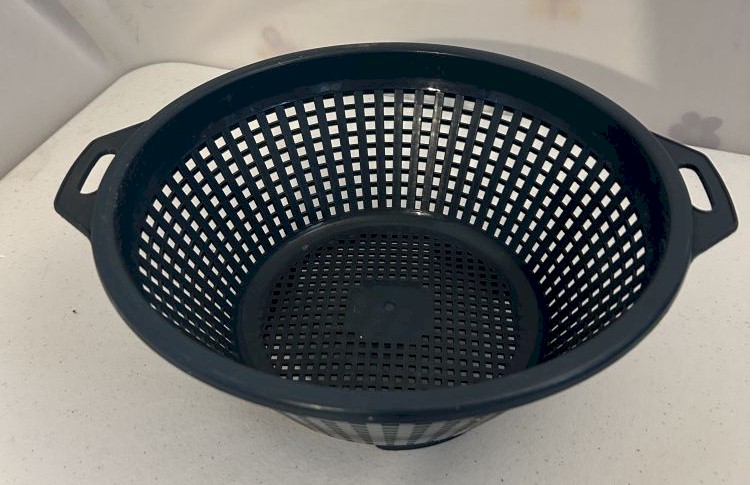 Plastic Strainer Basket 10" Black