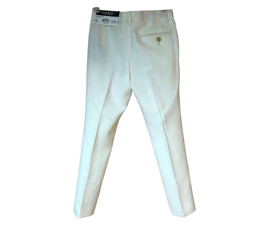 Boy's Ralph Lauren Dress Pants - off white