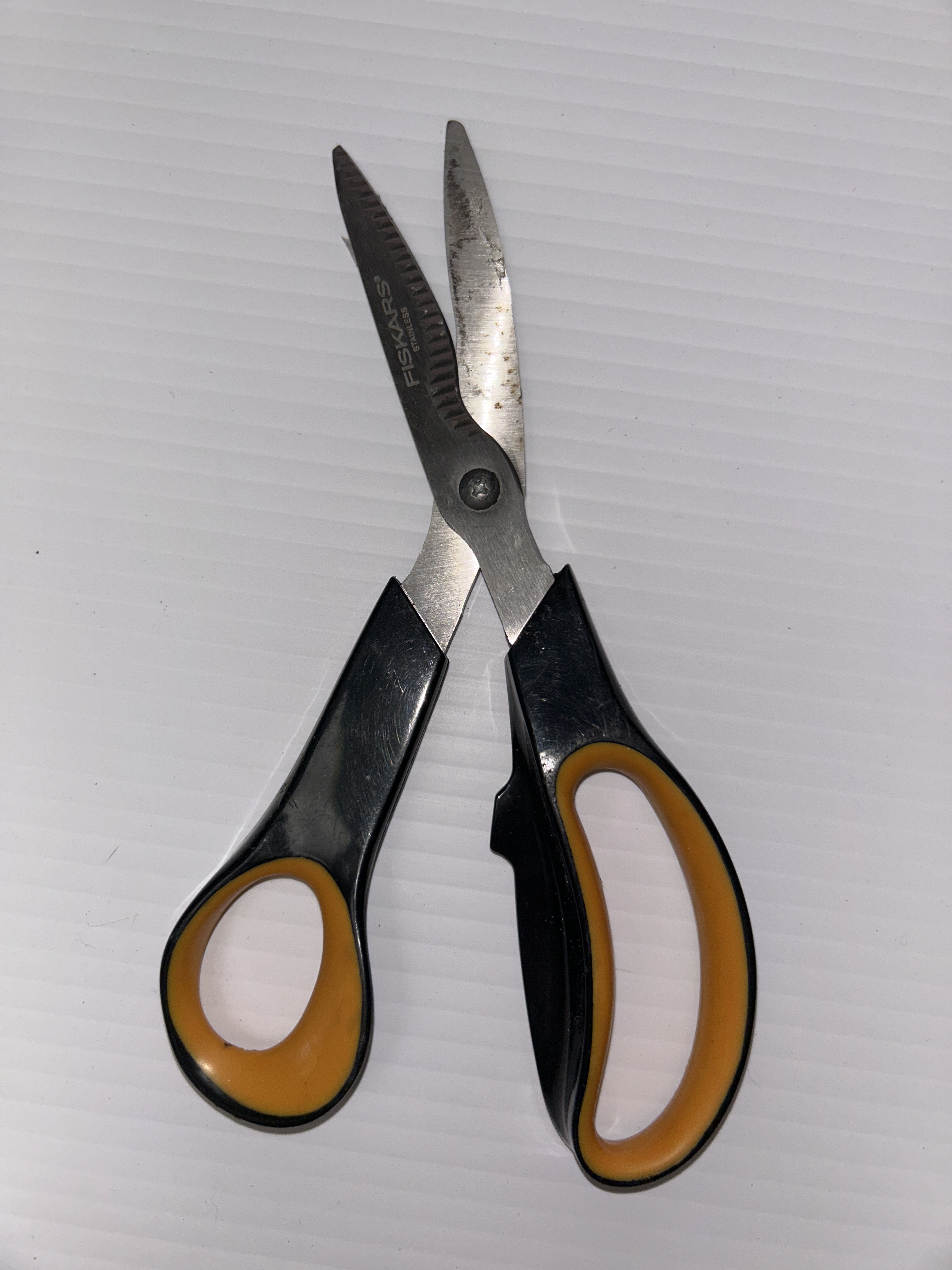 Fiskars Scissors with Orange Handle