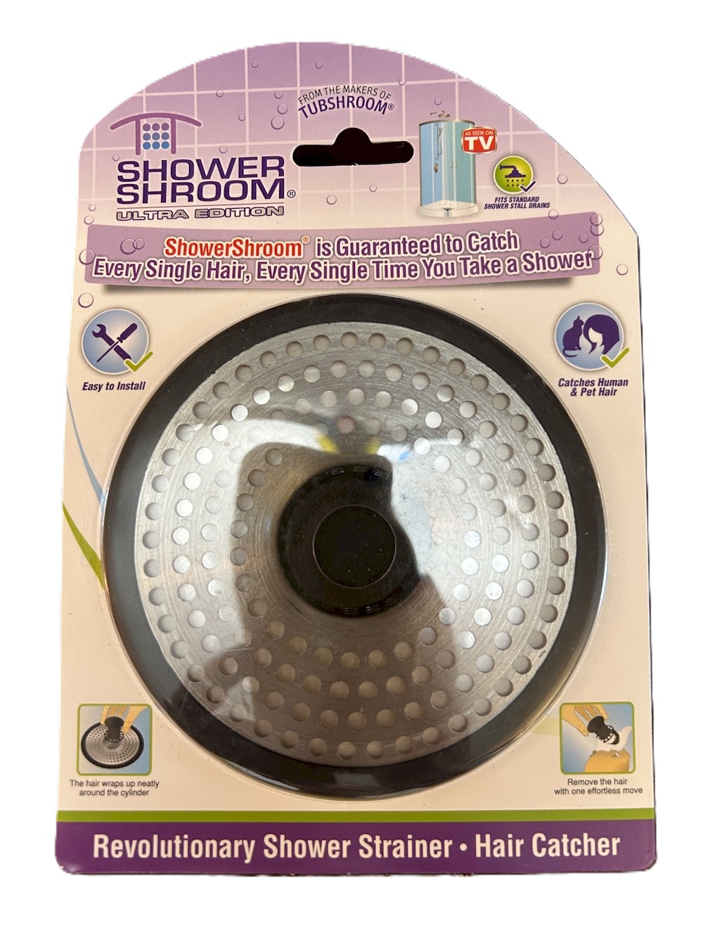 ShowerShroom Ultra Edition Shower Strainer Hair Catcher