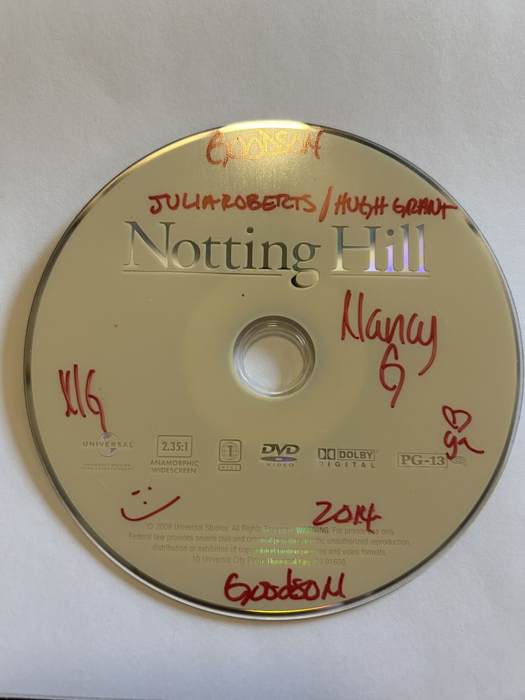 Notting Hill DVD