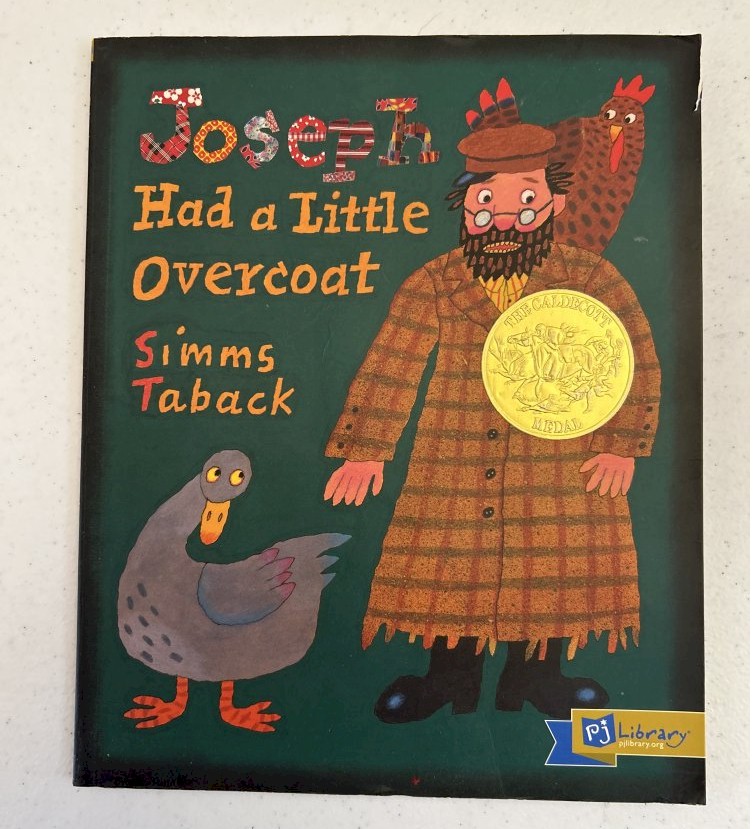 Joseph Had a Little Overcoat Hardcover Book by Simms Taback