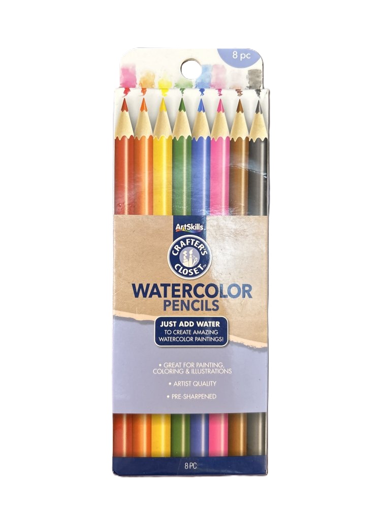Crafter's Closet Watercolor Pencils 8pc