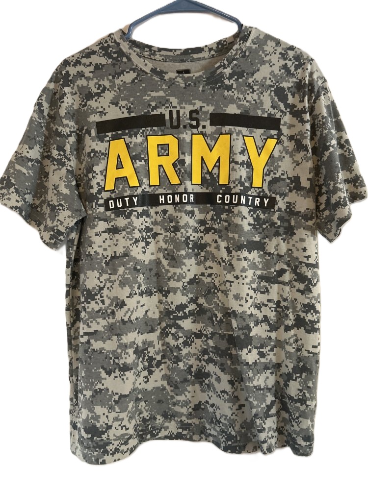 US ARMY Men's Camo T-Shirt M