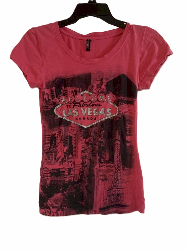 Sweet Girl Women's T-Shirt Las Vegas Print Size L