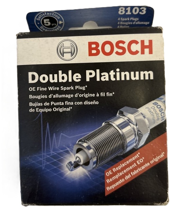 Bosch Double Platinum Spark Plugs Pack of 4