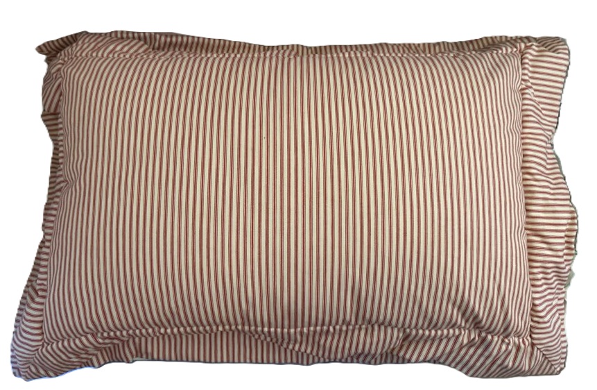 King Sized Striped Covered Pillows Set of 2
