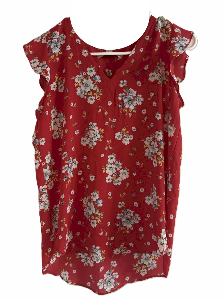 Loft Women's Floral Blouse Size S