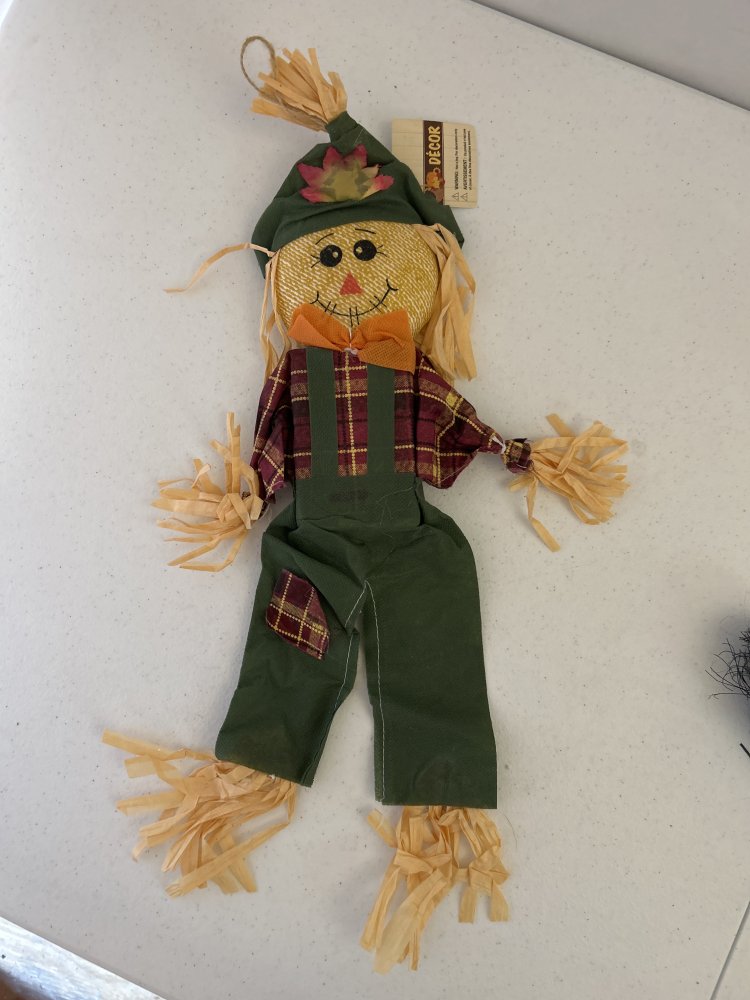 Fall Decor Scarecrow Plush