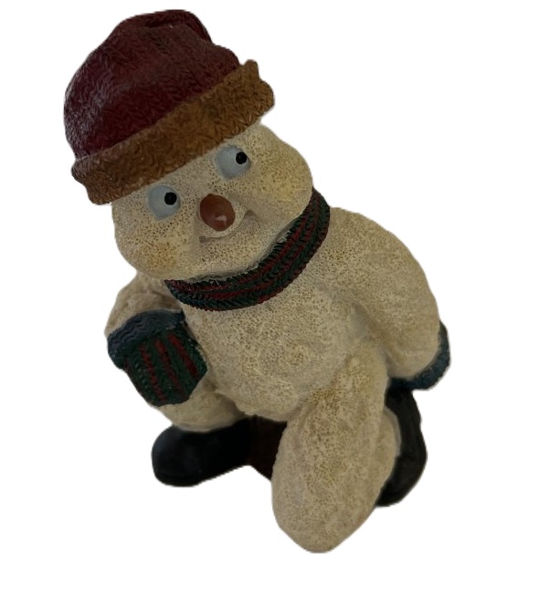 Ceramic 6" Snowman Figurine