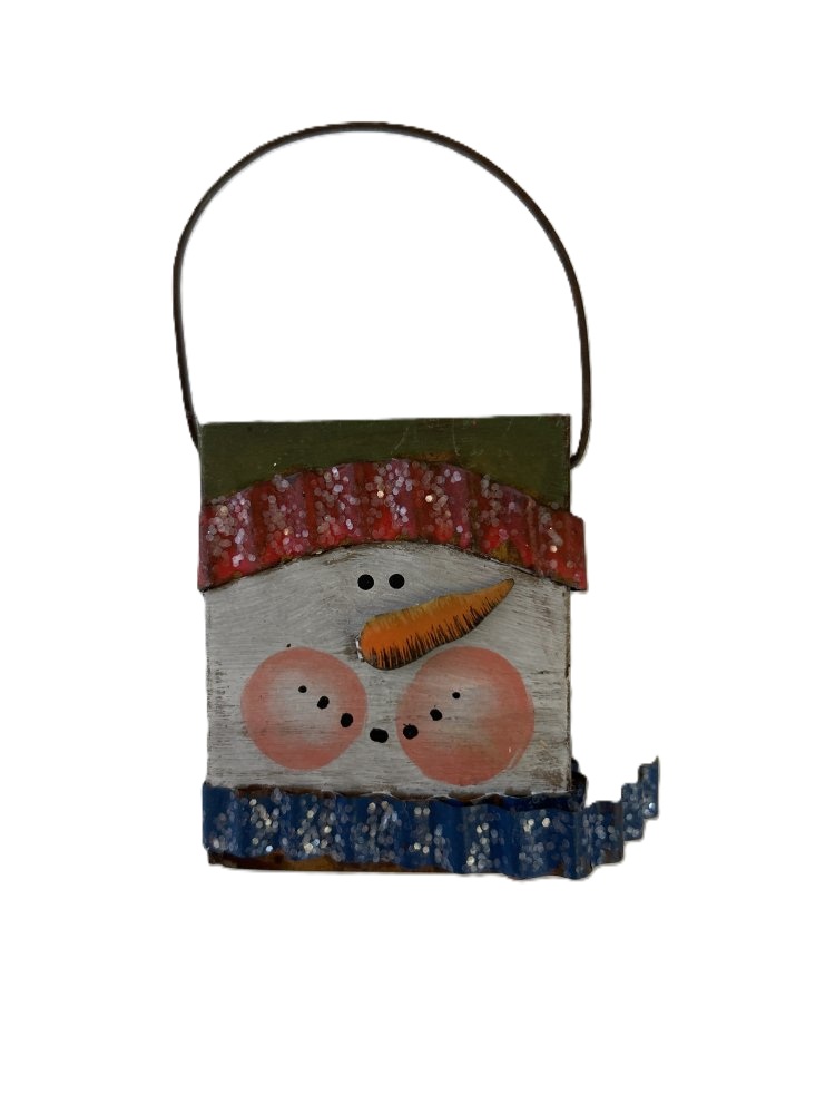 Metal Bucket Festive Decorative Bucket