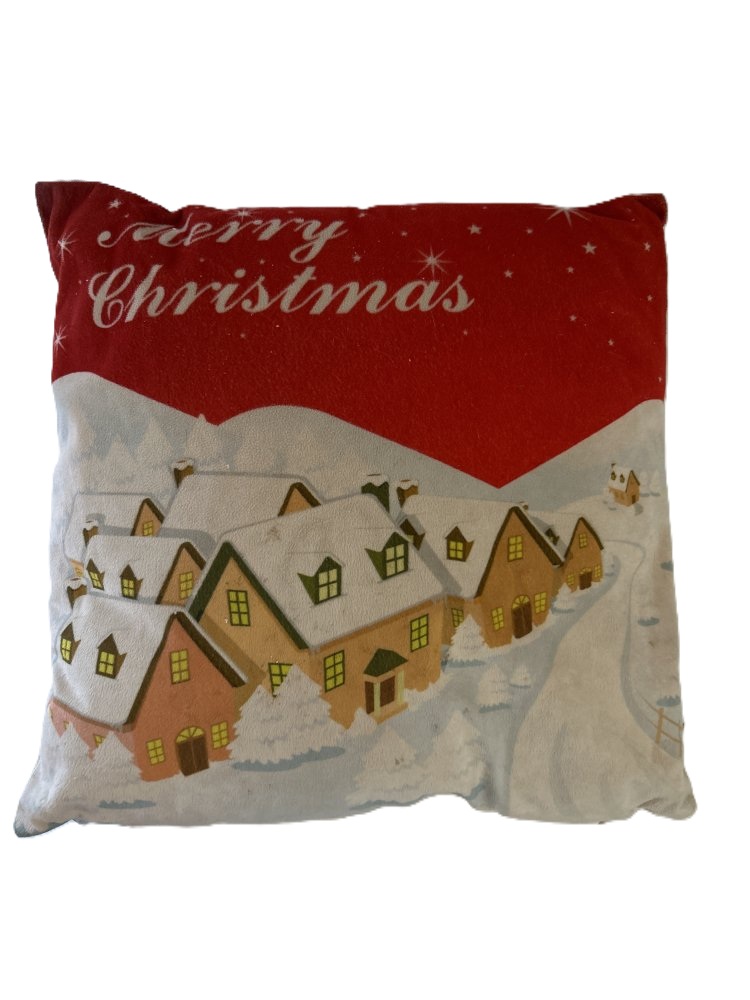 Merry Christmas Decorative Pillow 16x16"