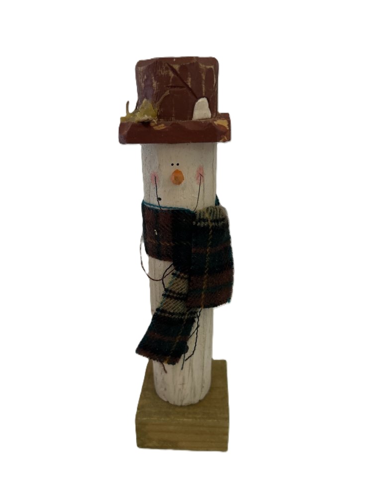Resin Snowman Figurine 10.5"