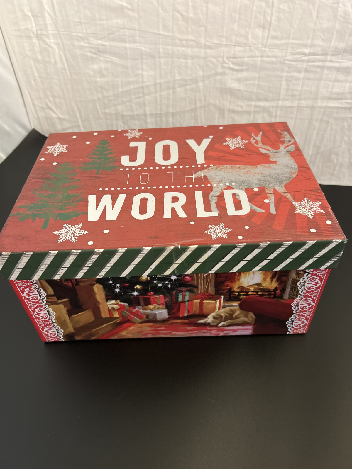 Joy to the World Decorative Holiday Box