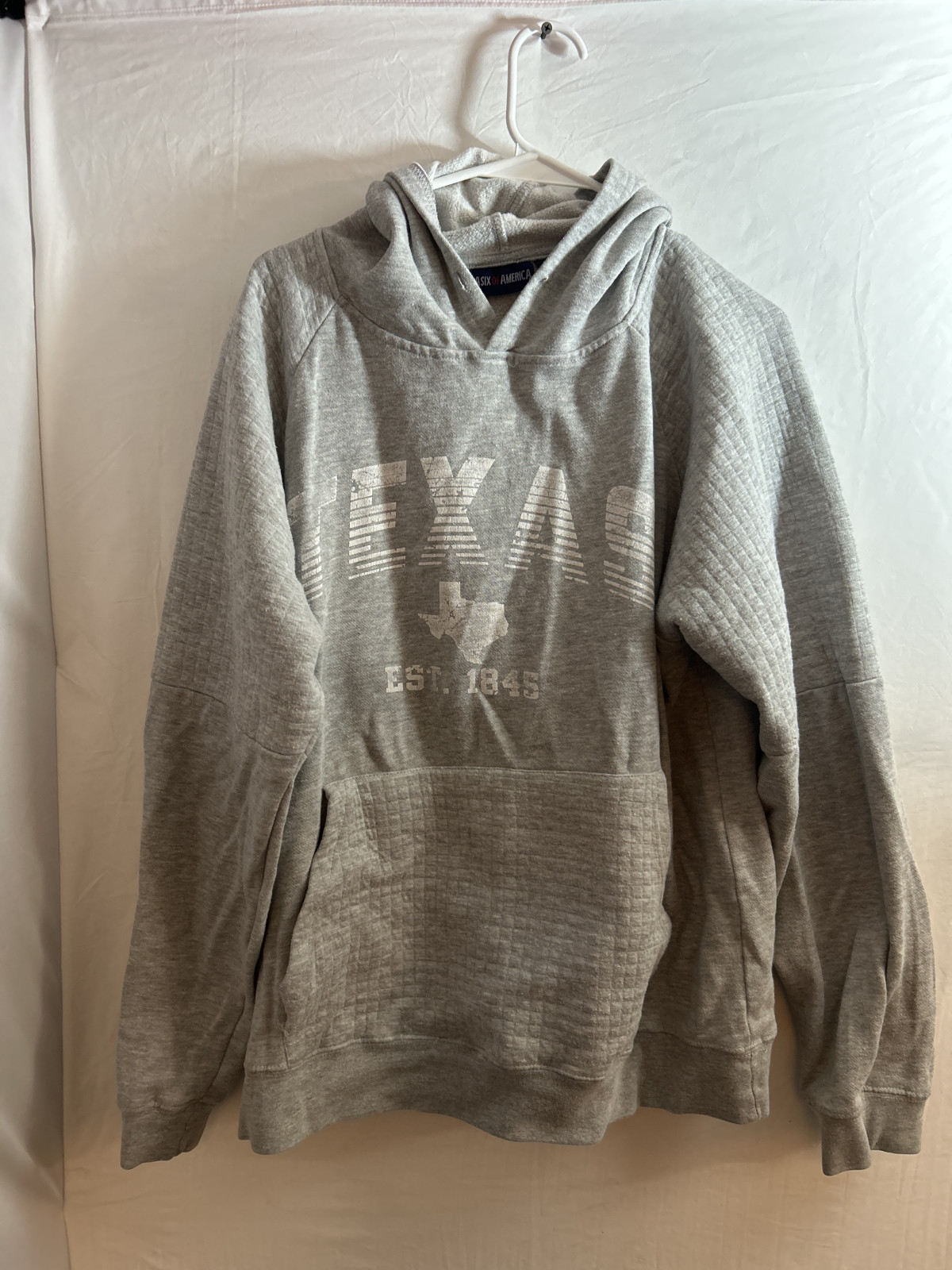 Basix of America Women's XL Gray Texas Hoodie