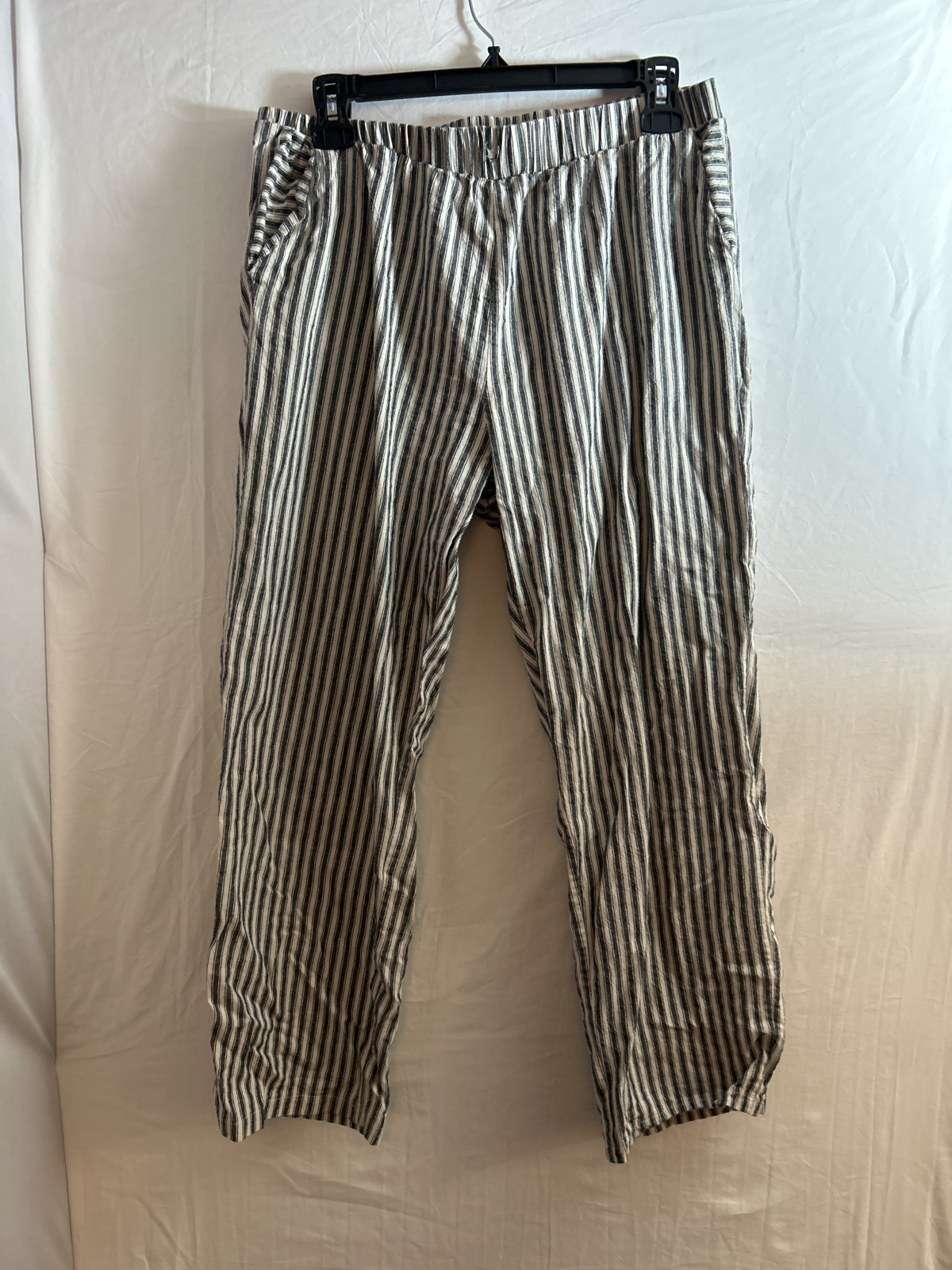 Pajama Pants Women's XL Striped Pajama Pants