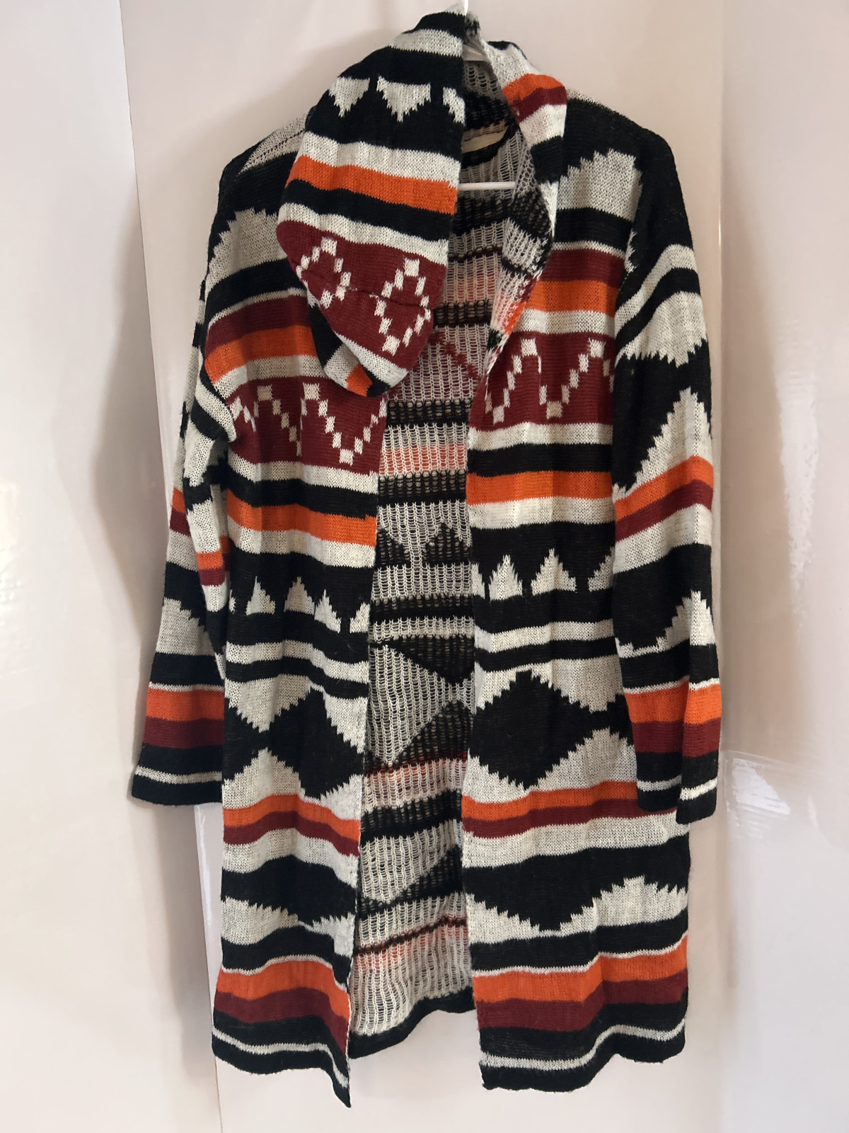 Emery Rose Women's Tribal Print Cardigan Size S