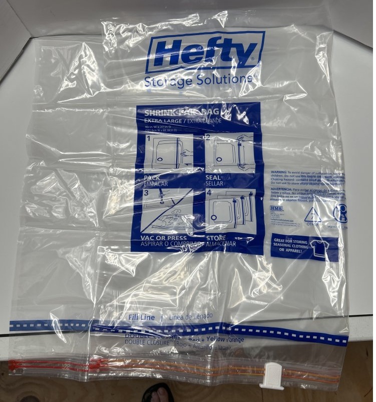 Hefty Extra Large Storage Bag