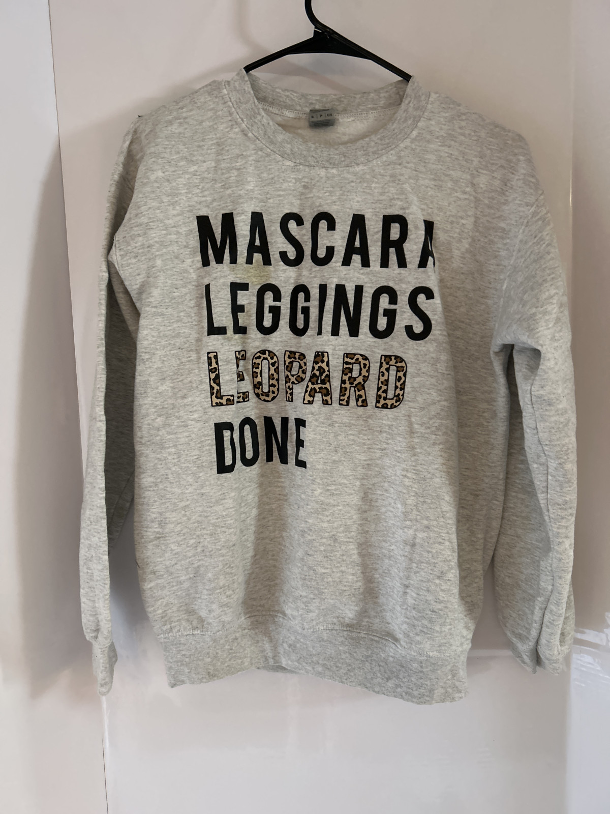 Women's Gray Graphic Sweatshirt - Size S