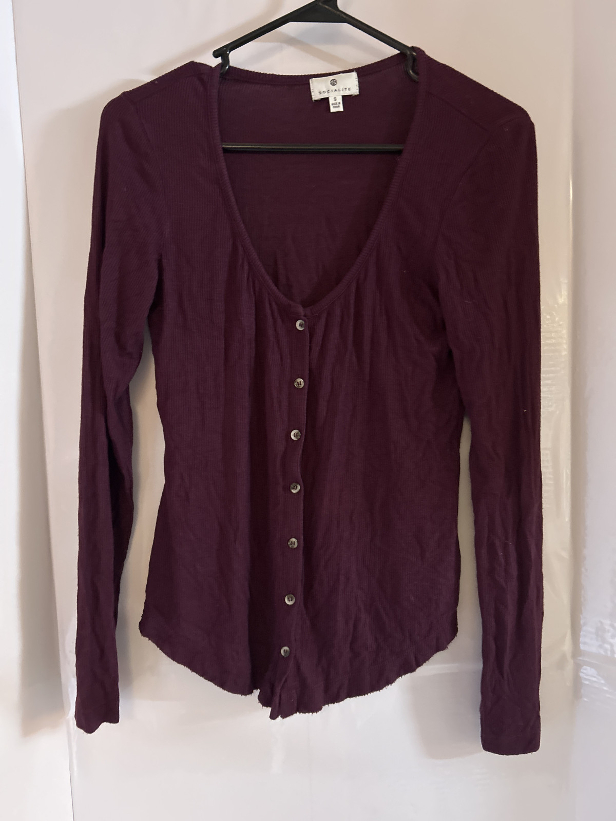 Socialite Women's Button-Down Cardigan Size S