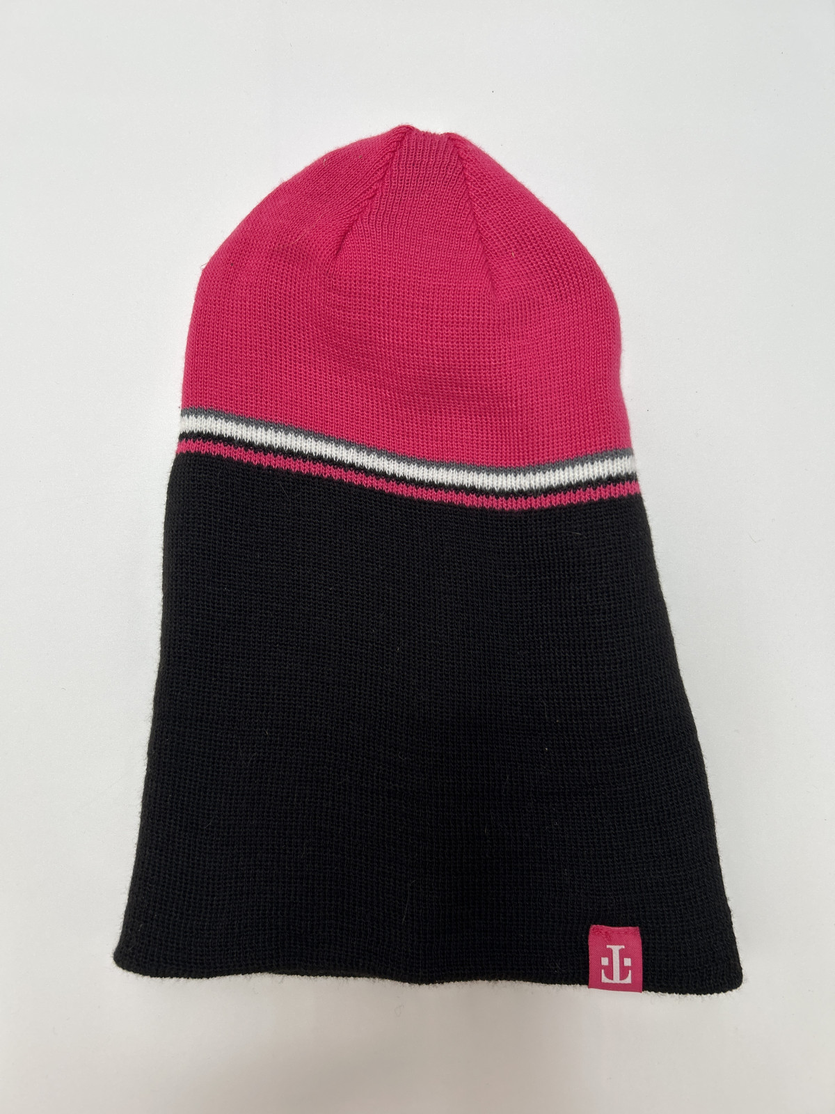 Echo Design Pink and Black Beanie