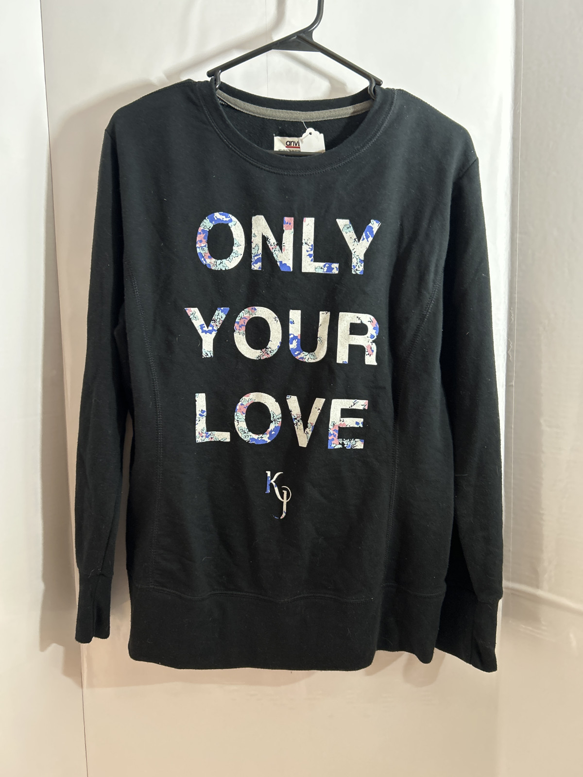 Anvi Women's Black Sweatshirt L