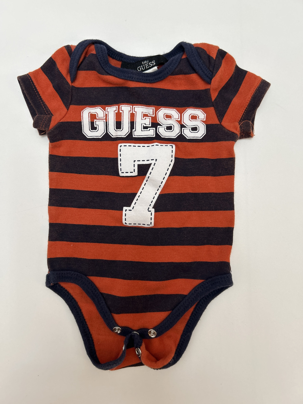 Baby Guess Striped Infant Onesie 0-3 mo