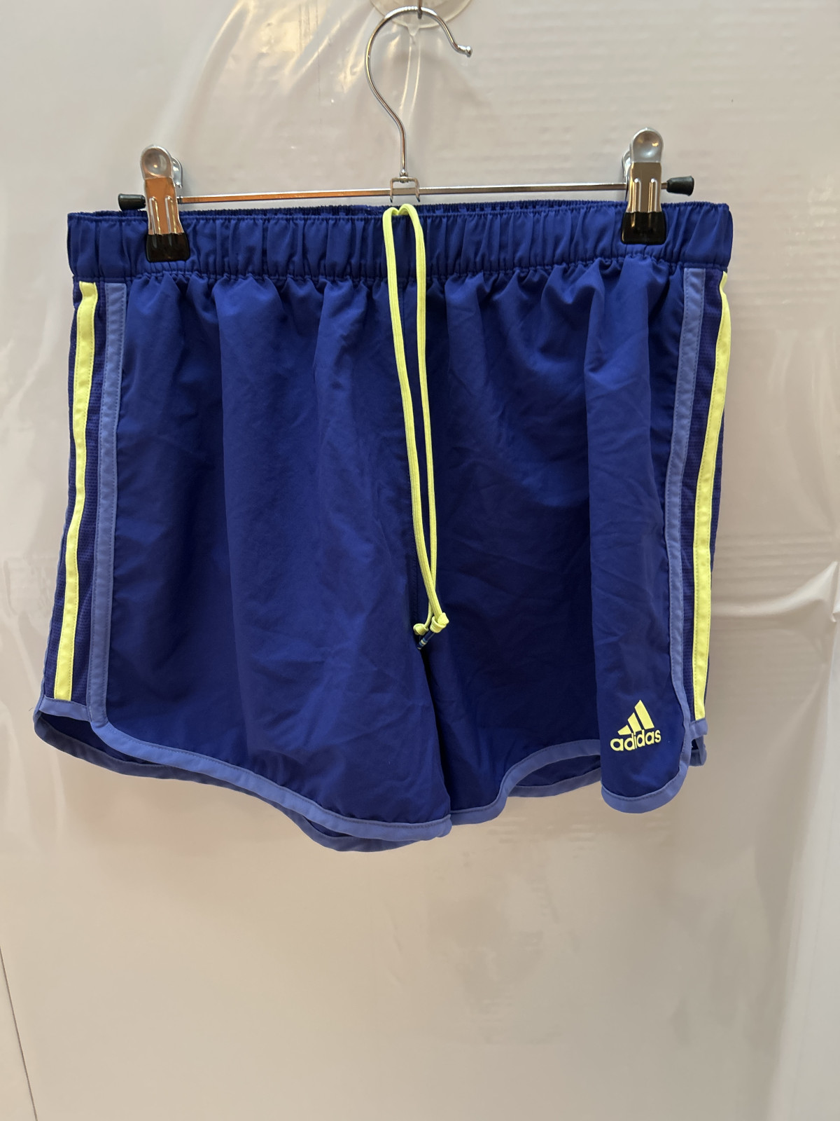 Women's Adidas  Blue Athletic Shorts, Size M