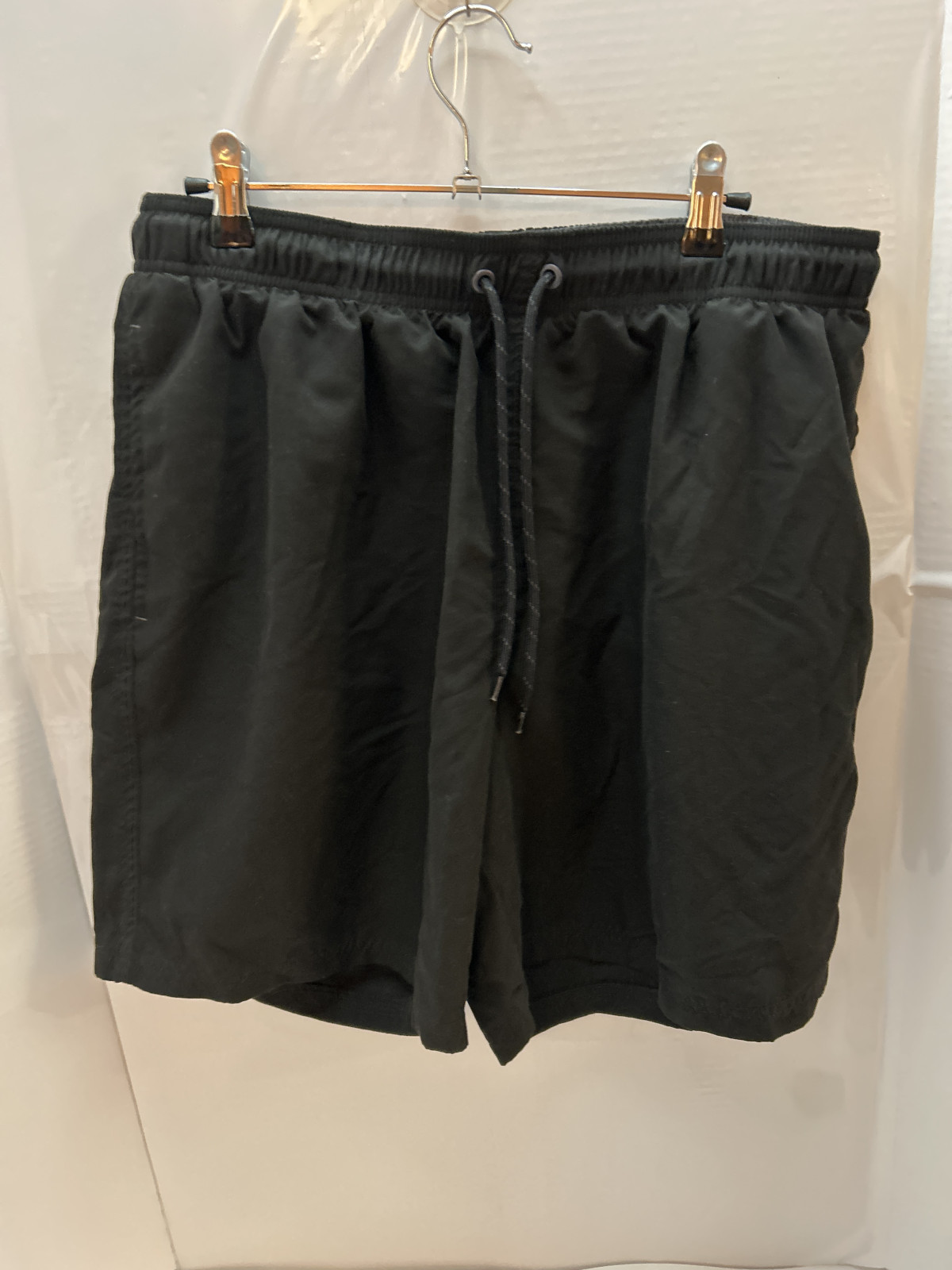 Men's Black Drawstring Shorts Size 36-38