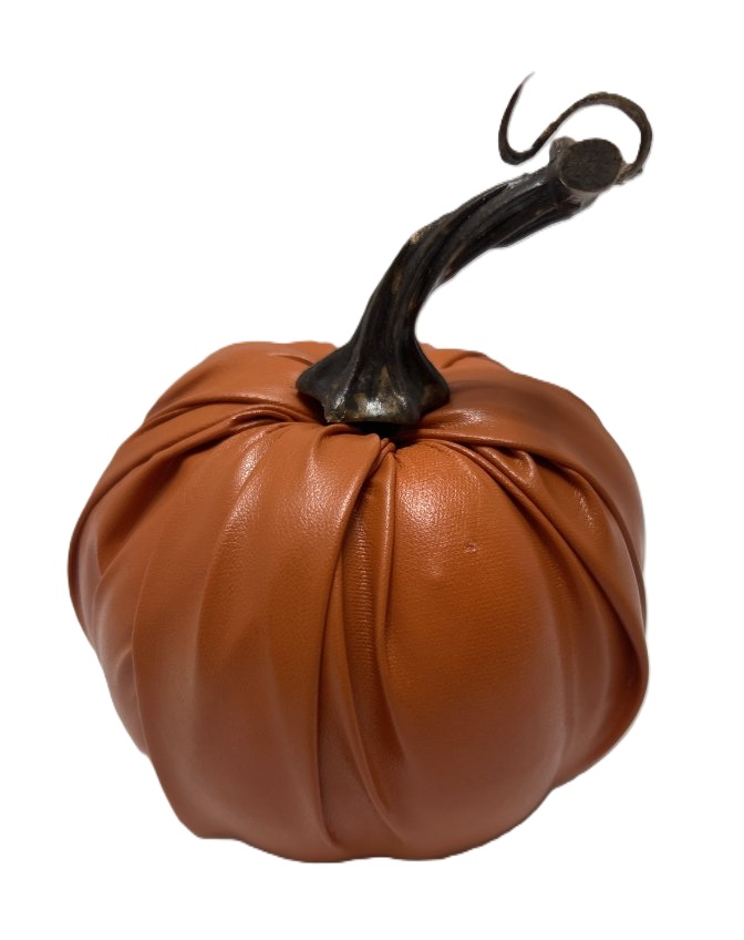Foam and Vinyl Pumpkin Decor 5x5"