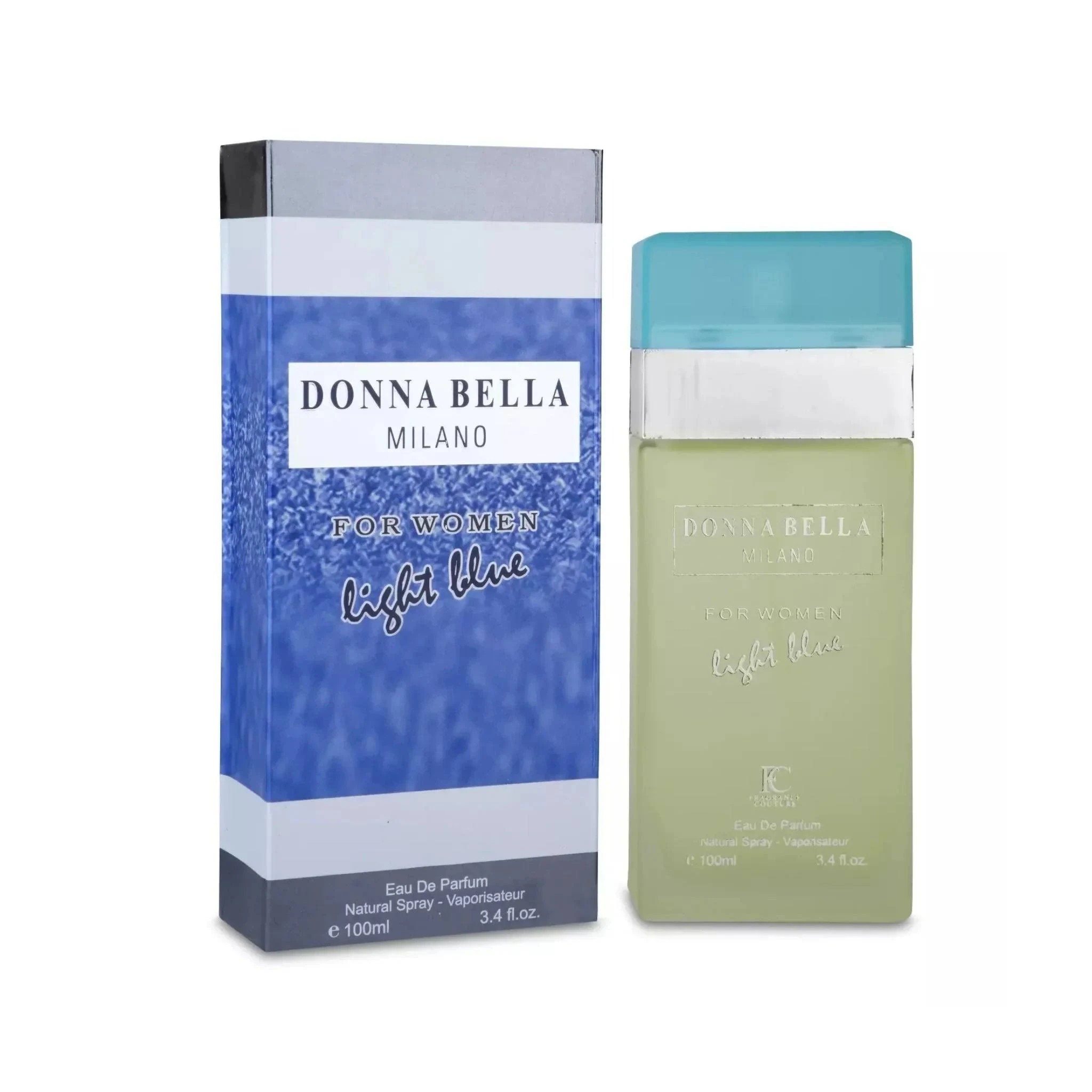 Donna Bella Milano Light Blue Perfume for Women 3.4 oz (Dolce & Gabbana Light Blue)