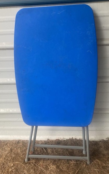 Blue Folding Table