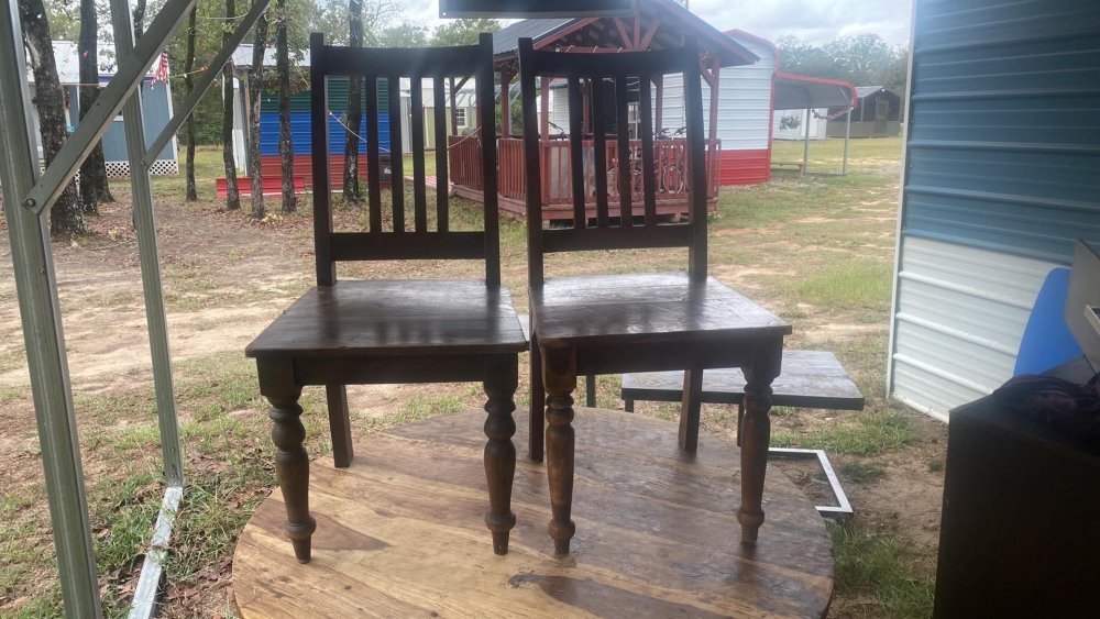 Wooden Dining Table and Chairs Set