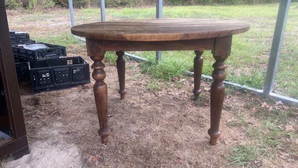 Wooden Dining Table and Chairs Set