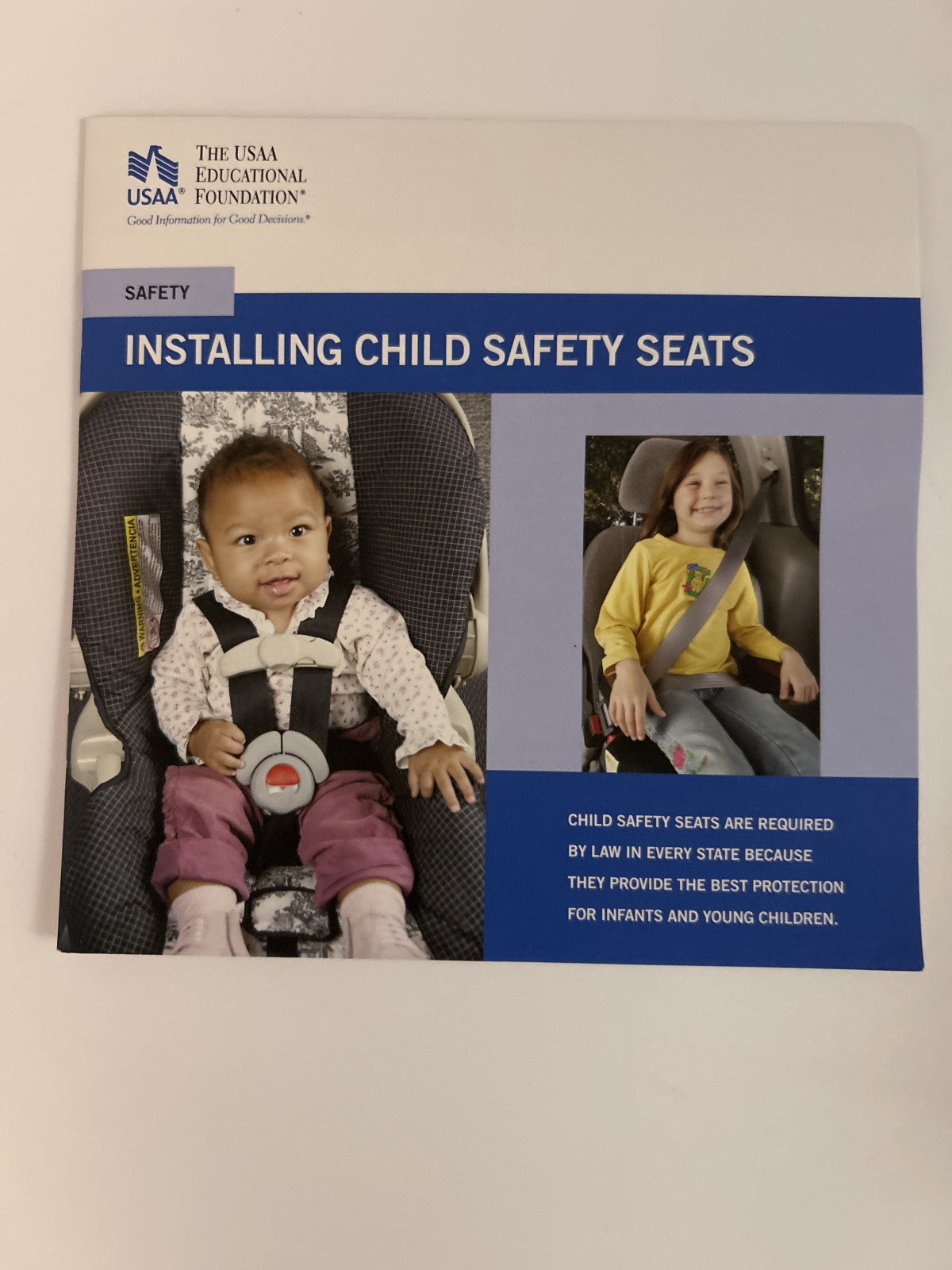 Booklet - Installing Child Safety Seats by USAA Educational Foundation