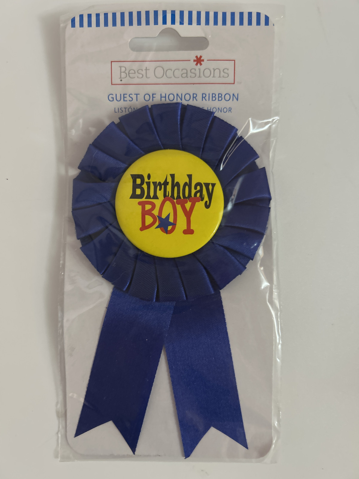 Ribbon - Birthday Boy Guest of Honor, Best Occasions